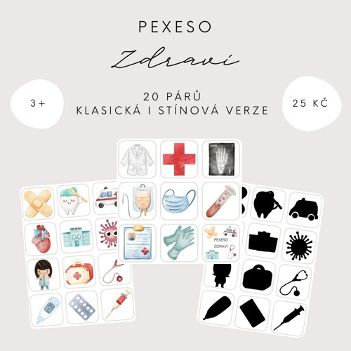 Pexeso - zdraví (PDF - tisk) — foto 2