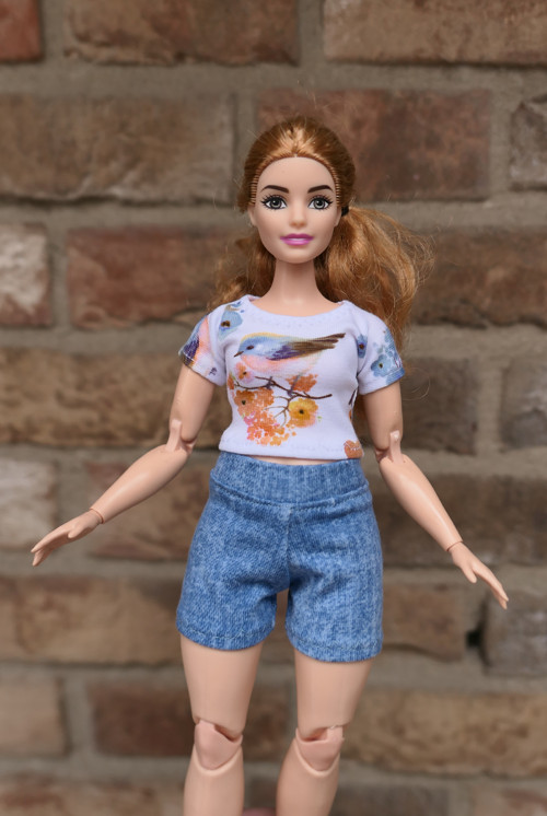 Barbie - baculka - šortky — foto 2