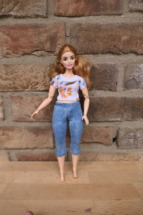 Barbie baculka - capri legíny — foto 2