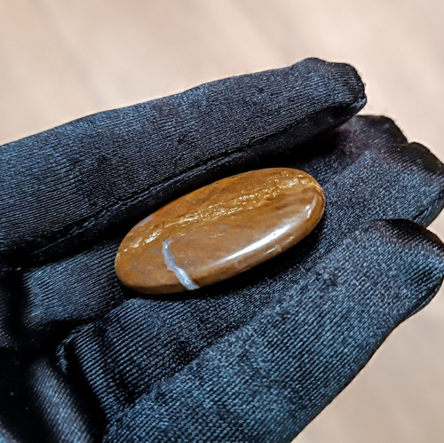 Boulder opál, ID 5437, 36x22 mm - výprodej — foto 2