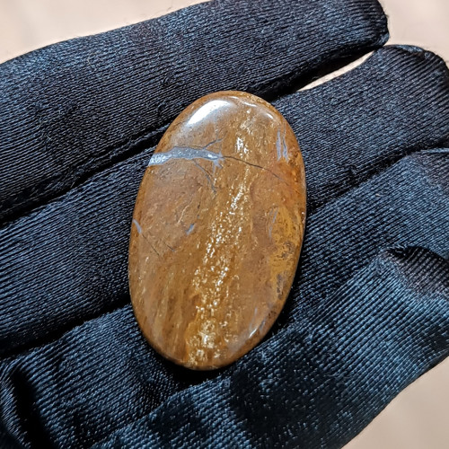 Boulder opál, ID 5437, 36x22 mm - výprodej — foto 3