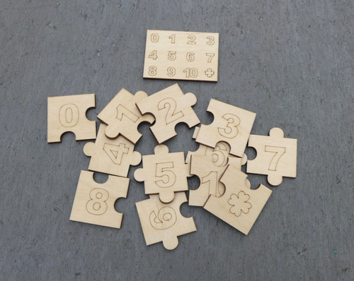 Puzzle k domalování - Čísla — foto 3