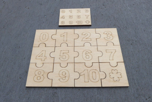Puzzle k domalování - Čísla — foto 2