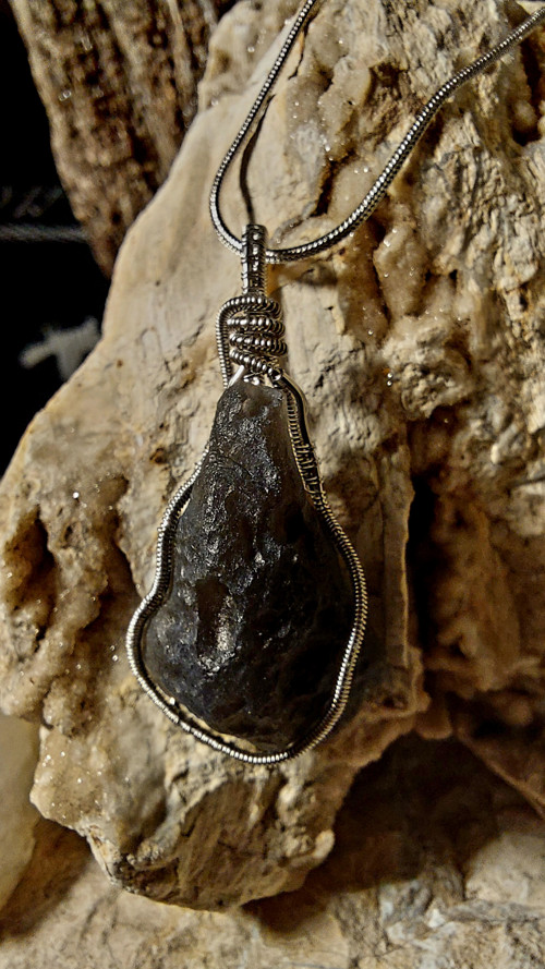 Šperk - Černý obsidián — foto 2