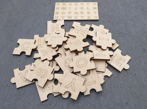 Puzzle k domalování - Abeceda — foto 2