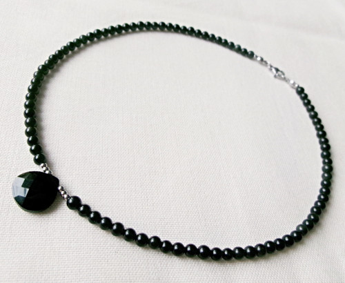Náhrdelník obsidián — foto 3