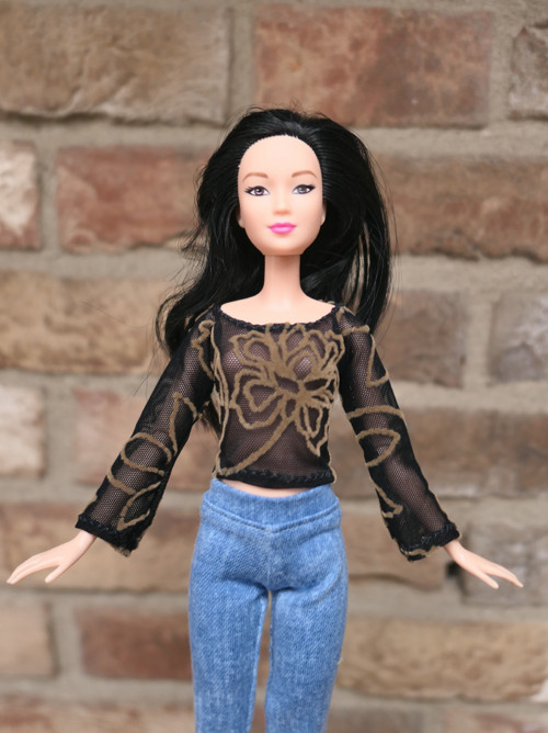 Barbie - krajkové tričko — foto 2