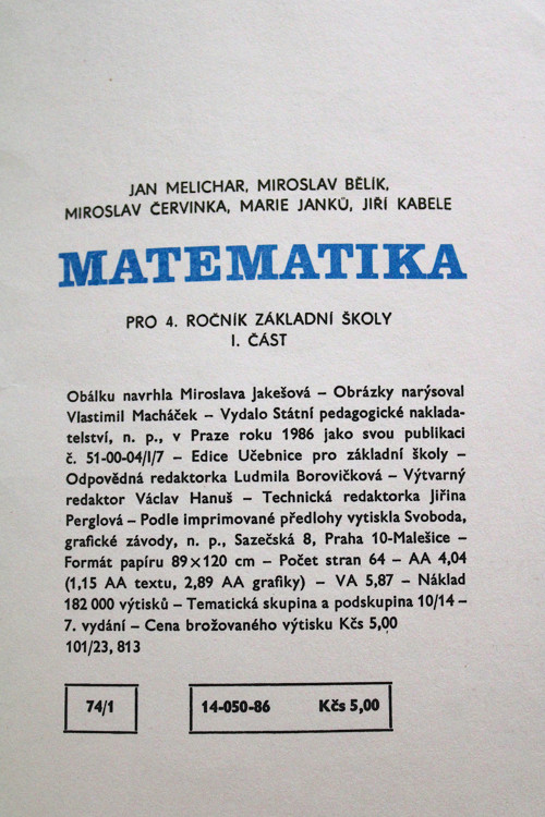 Matematika pro 4. ročník, díl I. — foto 6