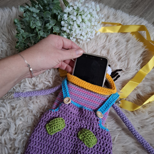 Háčkovaná kabelka holčička Míla — foto 4