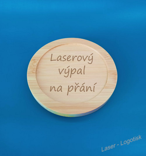 Bambusový podšálek se jménem — foto 2
