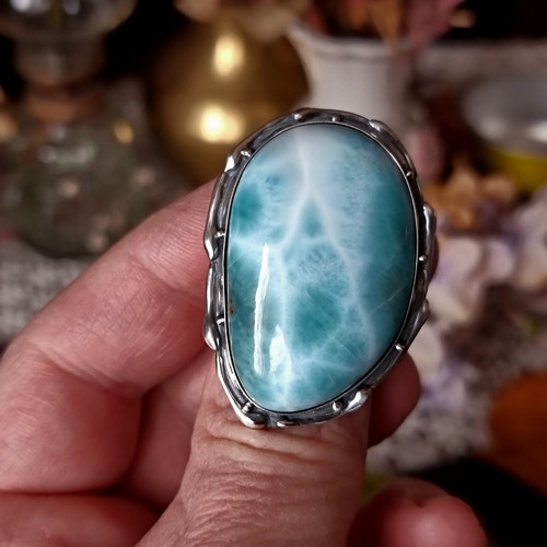 Prsten "Valčík" - Larimar, Ag 925/1000 — foto 4