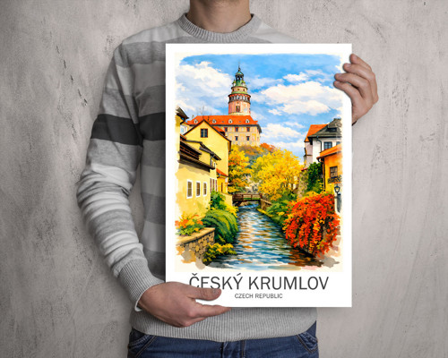 Český Krumlov - Tisk, plakát — foto 5