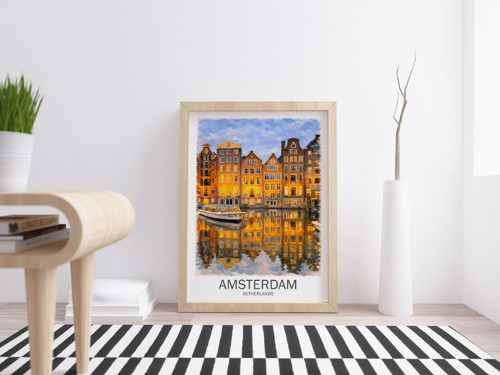 Amsterdam, Nizozemsko - Tisk, plakát — foto 4