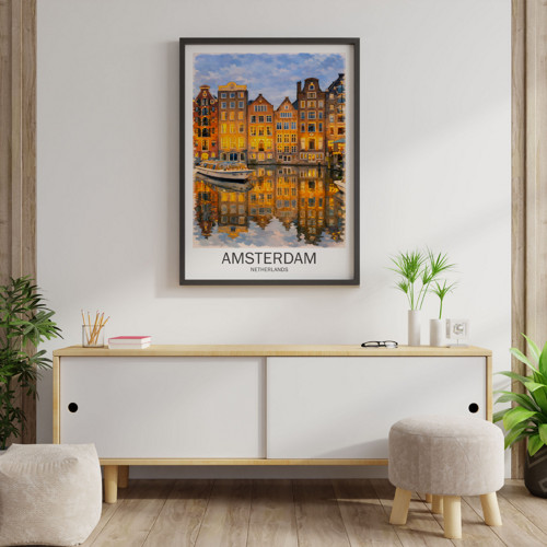 Amsterdam, Nizozemsko - Tisk, plakát — foto 2