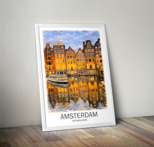 Amsterdam, Nizozemsko - Tisk, plakát — foto 6