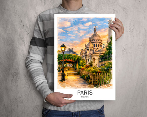Paříž, Montmartre - Tisk, plakát — foto 5