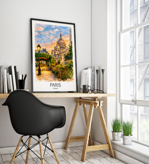 Paříž, Montmartre - Tisk, plakát — foto 3