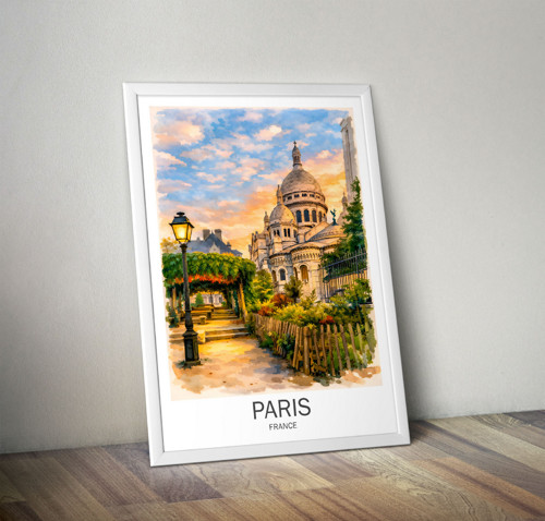 Paříž, Montmartre - Tisk, plakát — foto 6