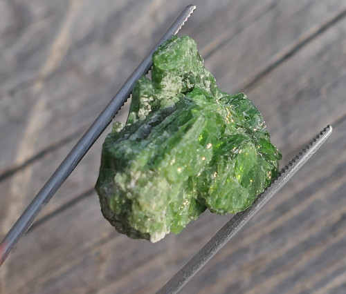 Surový chromdiopsid V2173 — foto 3