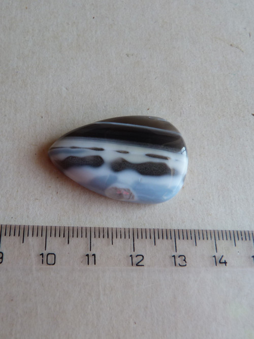 Opál modrý africký - 3,4 cm — foto 4
