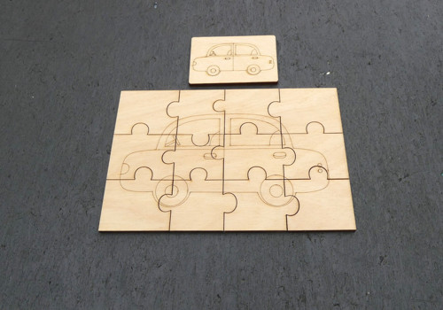Puzzle k domalování - Auto — foto 2