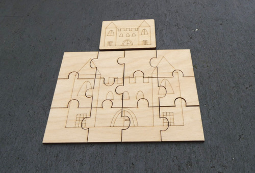 Puzzle k domalování - Hrad — foto 2