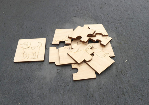 Puzzle k domalování - Pes — foto 4