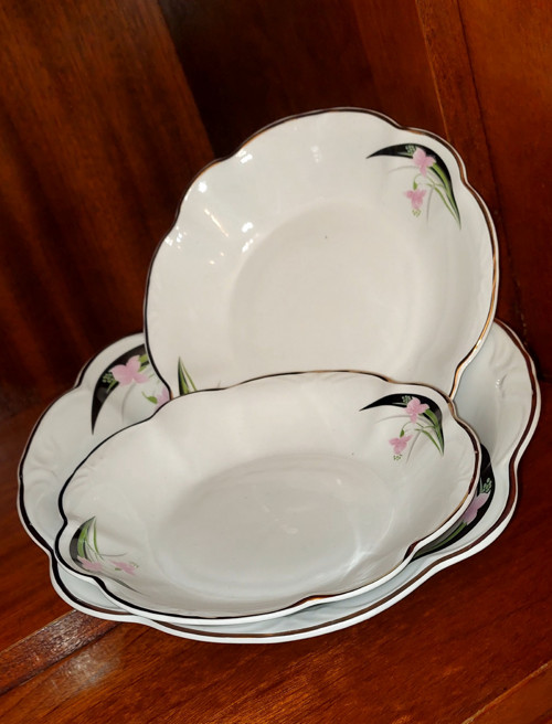Koláčová porcelánová souprava 1+2 — foto 2