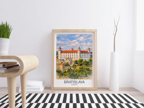 Bratislava, hrad - Tisk, plakát — foto 2