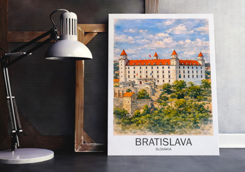 Bratislava, hrad - Tisk, plakát — foto 6