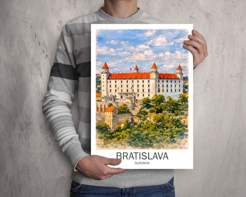 Bratislava, hrad - Tisk, plakát — foto 4