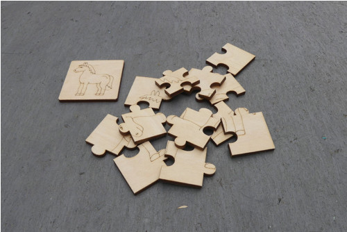 Puzzle k domalování - Kůň — foto 3