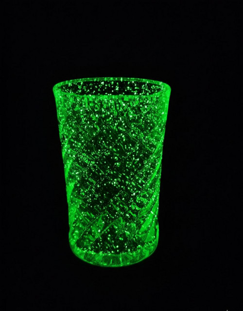 Fluorescenční svítící sklenice Zelená — foto 2