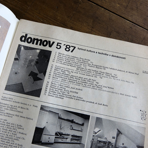 Domov ... retro časopis ... 5/1987 — foto 3