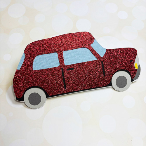 Přání červené auto — foto 2