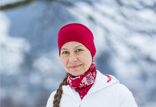 Merino čelenka červená — foto 2