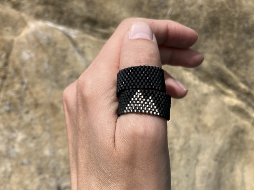 Unisex korálkový prsten HORY — foto 2