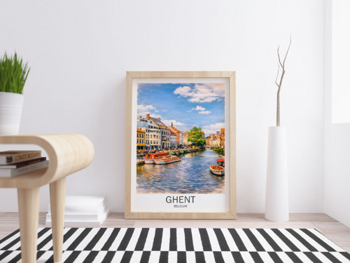 Gent, Belgie - Tisk, plakát — foto 2