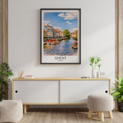 Gent, Belgie - Tisk, plakát — foto 4