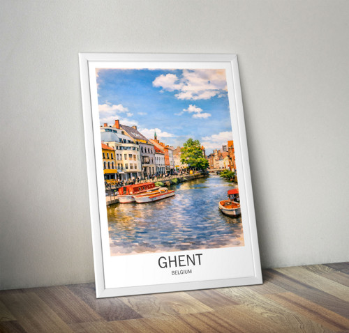 Gent, Belgie - Tisk, plakát — foto 6