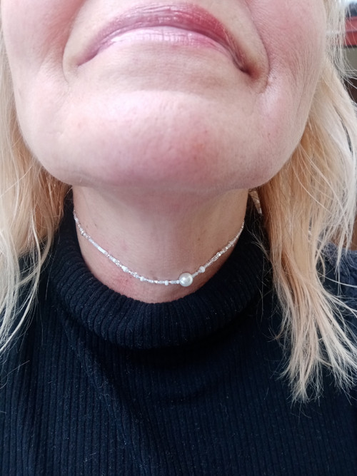 Náhrdelník s perličkou — foto 2