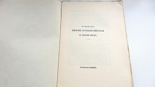 Básník O. Březina a J. Deml — foto 2