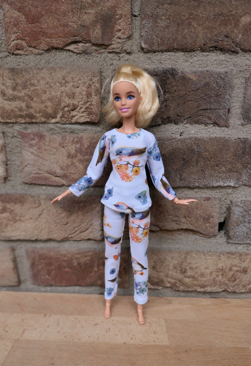 Barbie - pyžamko s ptáčky — foto 2