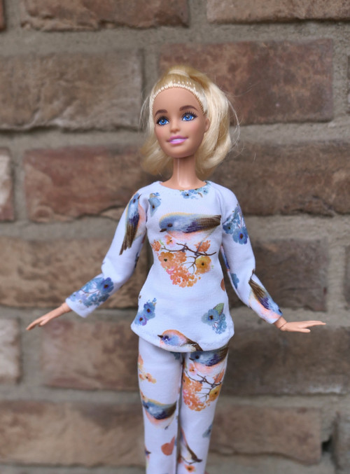 Barbie - pyžamko s ptáčky — foto 3