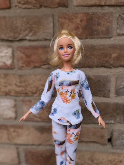 Barbie - pyžamko s ptáčky — foto 4