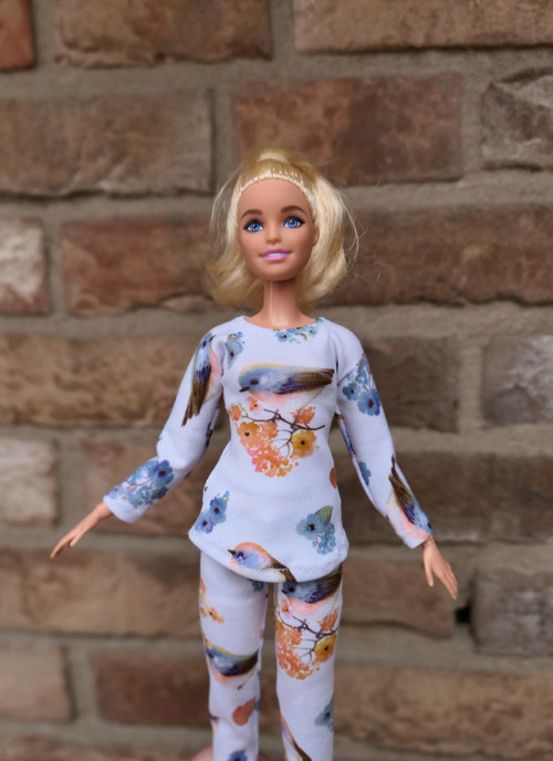 Barbie - pyžamko s ptáčky — foto 5