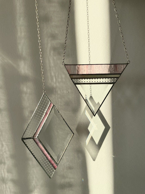 Sada geometrických vitráží — foto 2