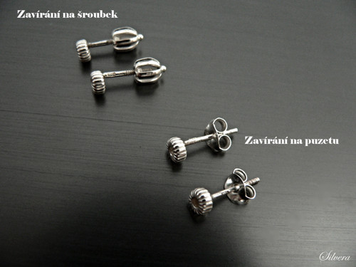Stříbrné naušnice ROUES Mini jagged — foto 3