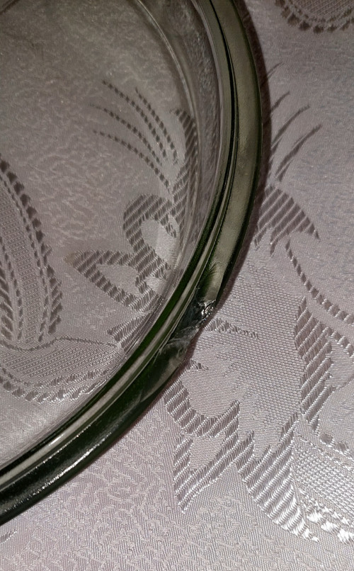 Skleněná kulatá miska — foto 3