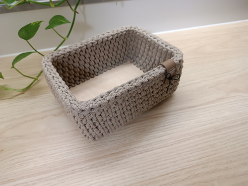 Háčkovaný košík — foto 3